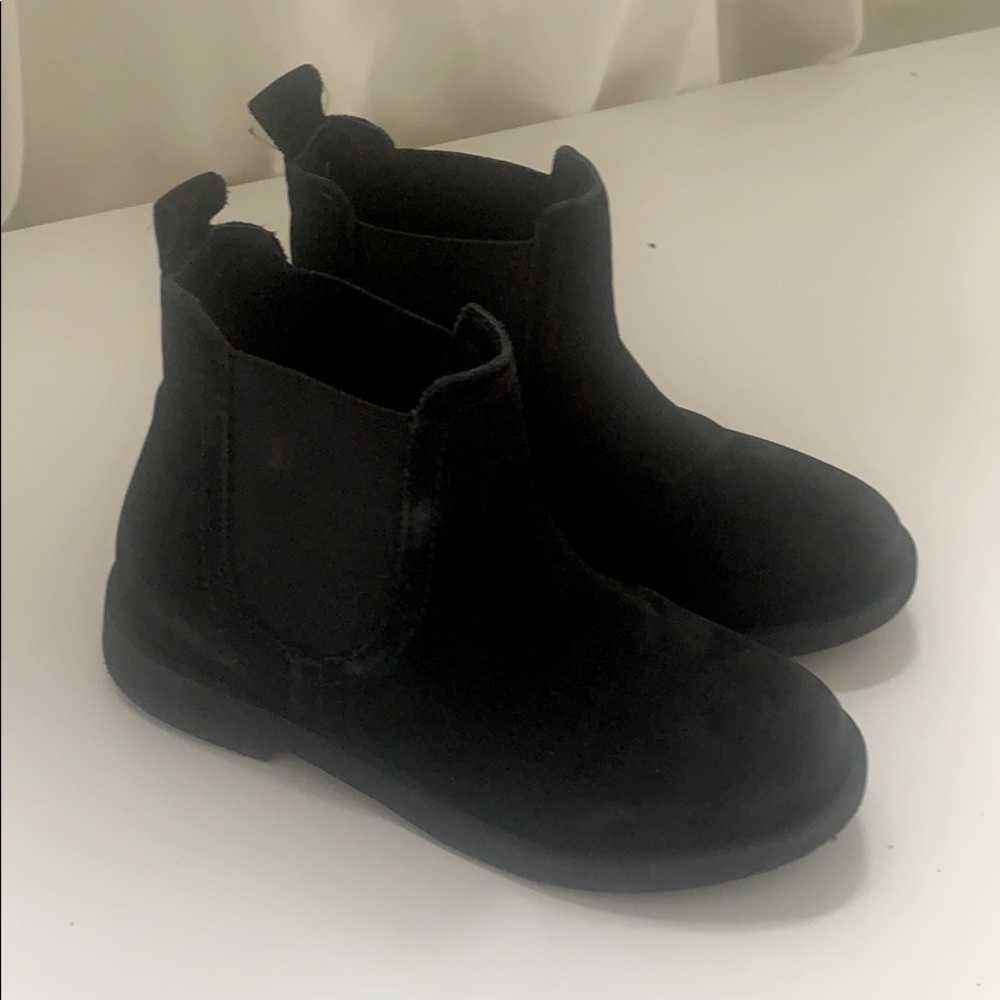 Zara black suede Chelsea boot size 29/ 12
